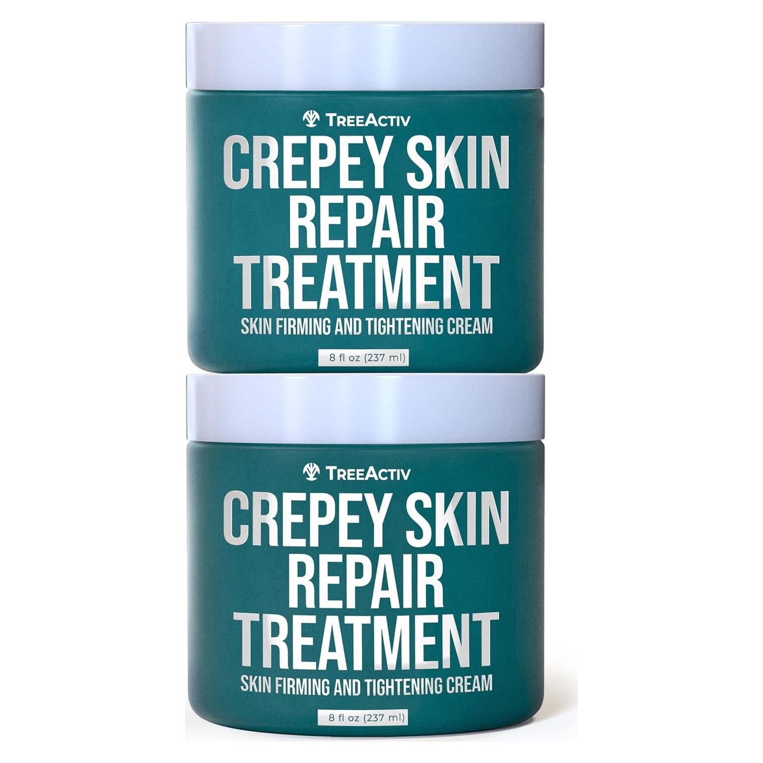TreeActiv Crema Reafirmante para Piel Crepey - 2 Unidades - Ácido Hialurónico