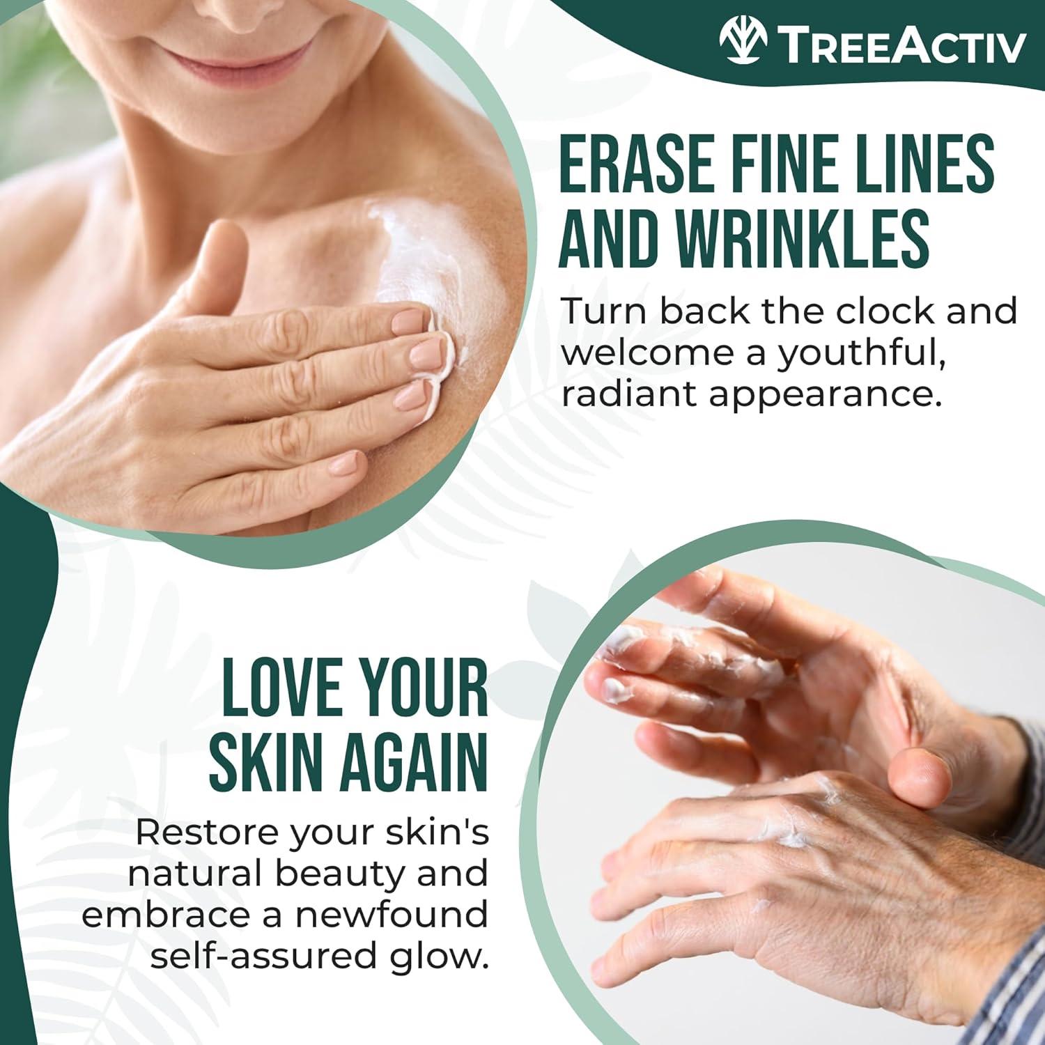 TreeActiv Crema Reafirmante para Piel Crepey - 2 Unidades - Ácido Hialurónico