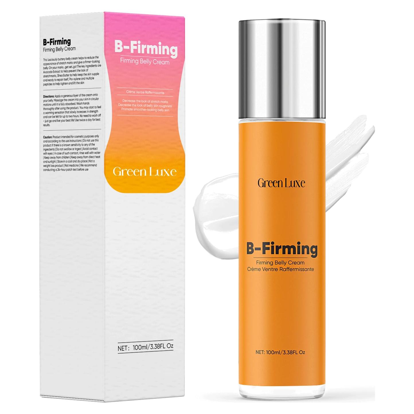 Crema Reafirmante Green Luxe 290g para Abdomen y Muslos