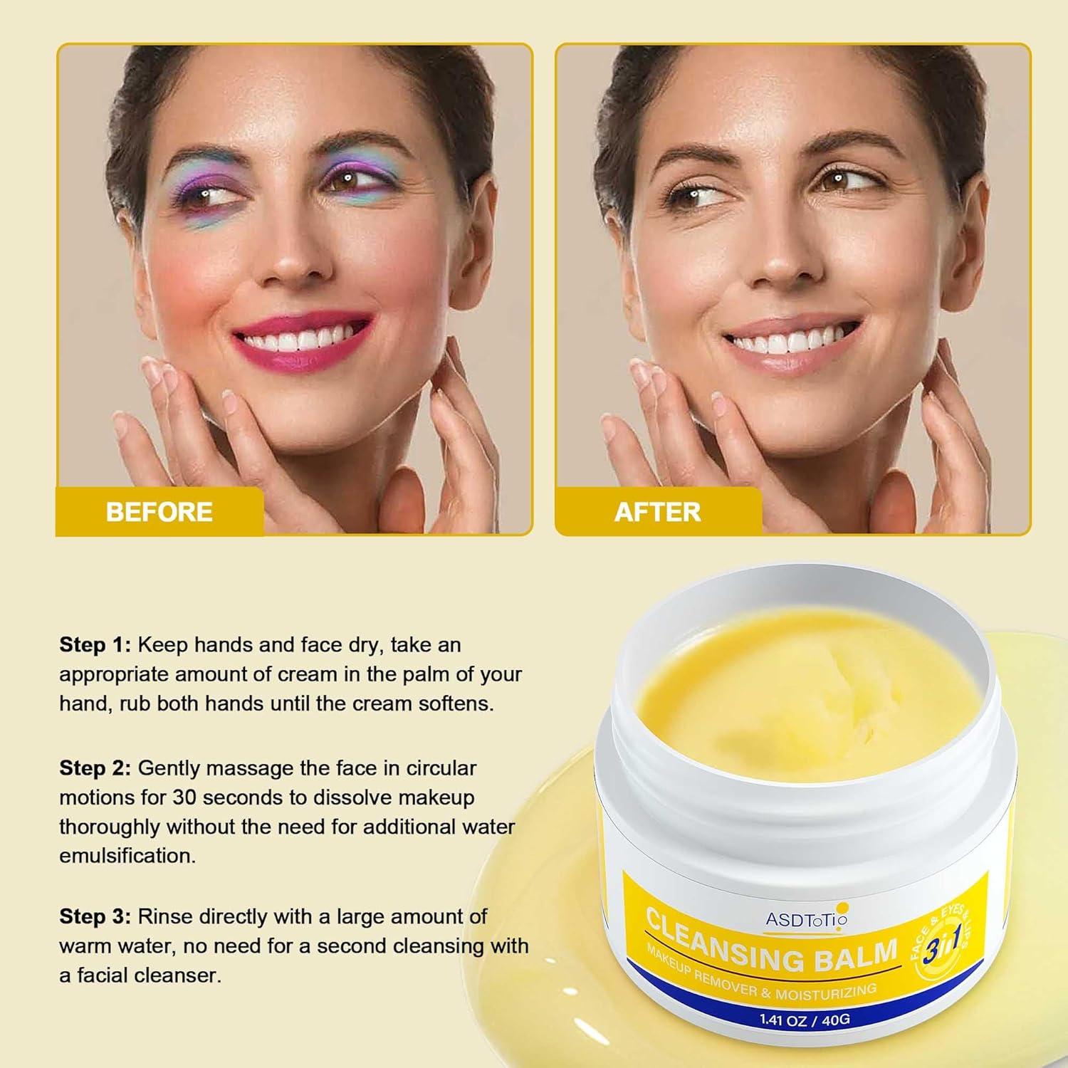 Bálsamo Limpiador 3 en 1 ASDToTio 40g - Desmaquillante Natural