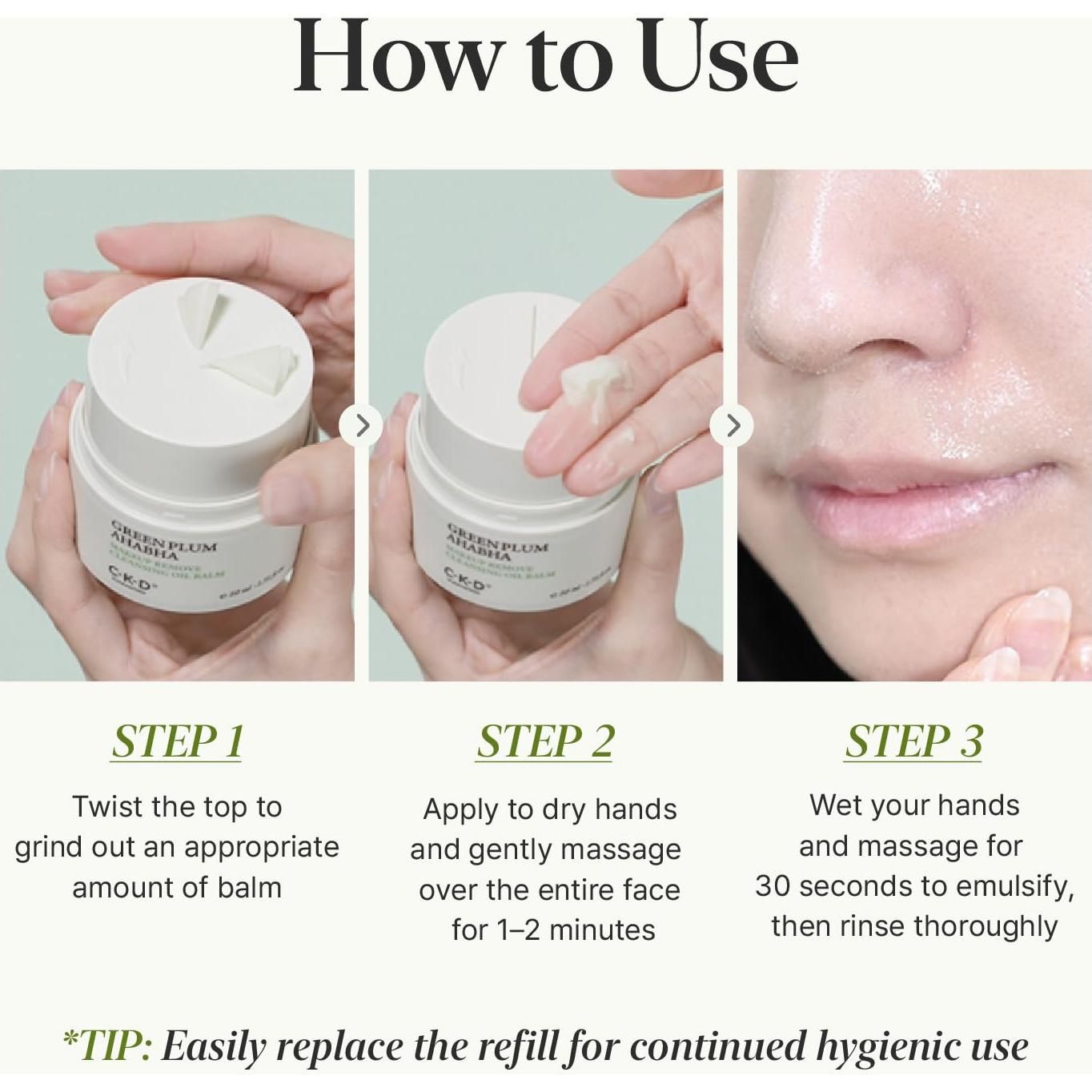 CKD Bálsamo Limpiador Ciruela Verde AHA·BHA 51.2 ml