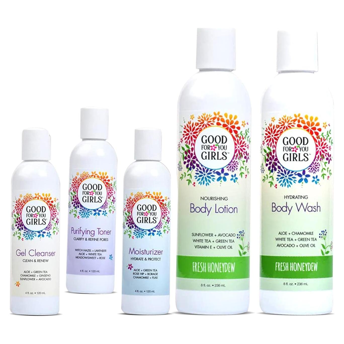 Set de Regalo Buen Para Ti Chicas - 5 Piezas para Cara y Cuerpo