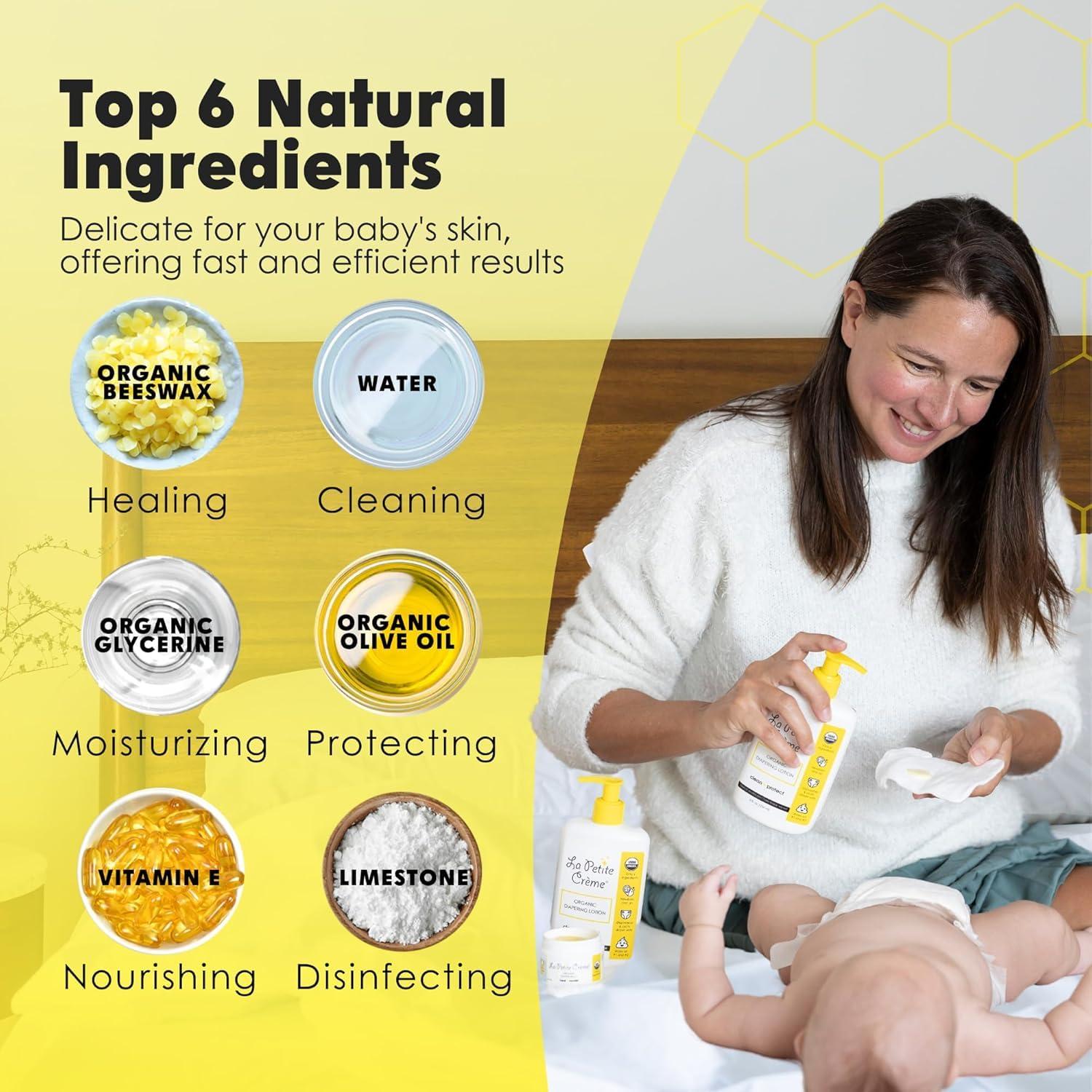 Loción Linimento Orgánica La Petite Creme 226.8 g Bebés