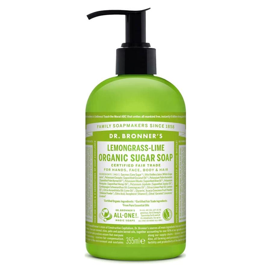 Jabón Orgánico Dr. Bronner's Limón 355 ml - Hidratante
