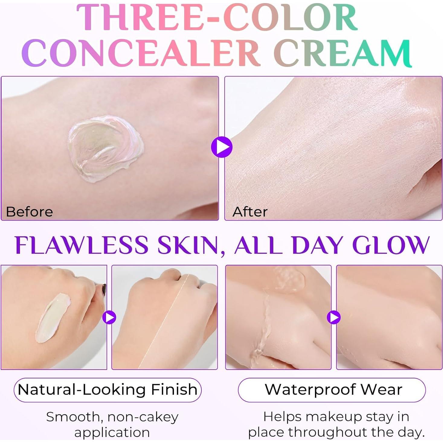 Primer Corrector de Color Akeeronn 3 en 1 SPF50+ 40g