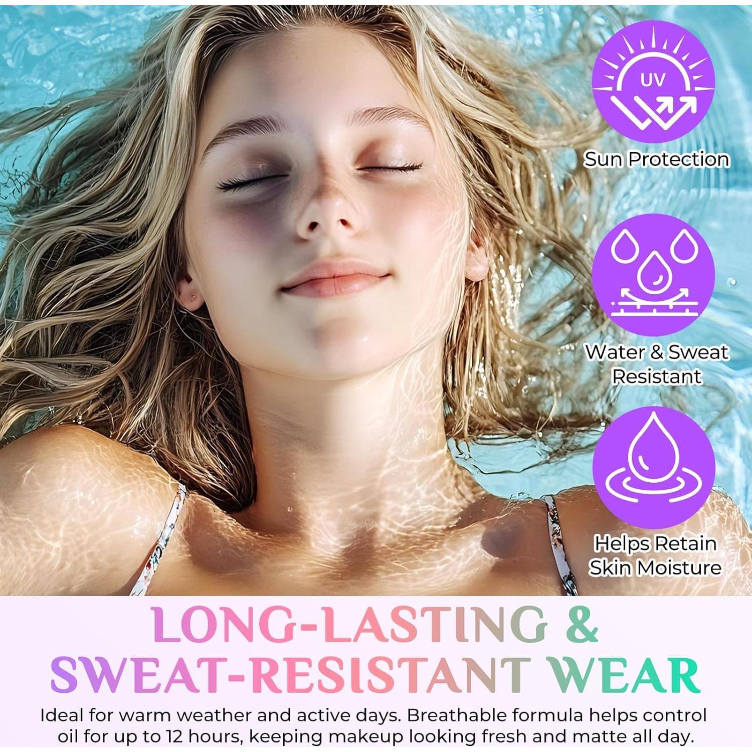 Primer Corrector de Color Akeeronn 3 en 1 SPF50+ 40g