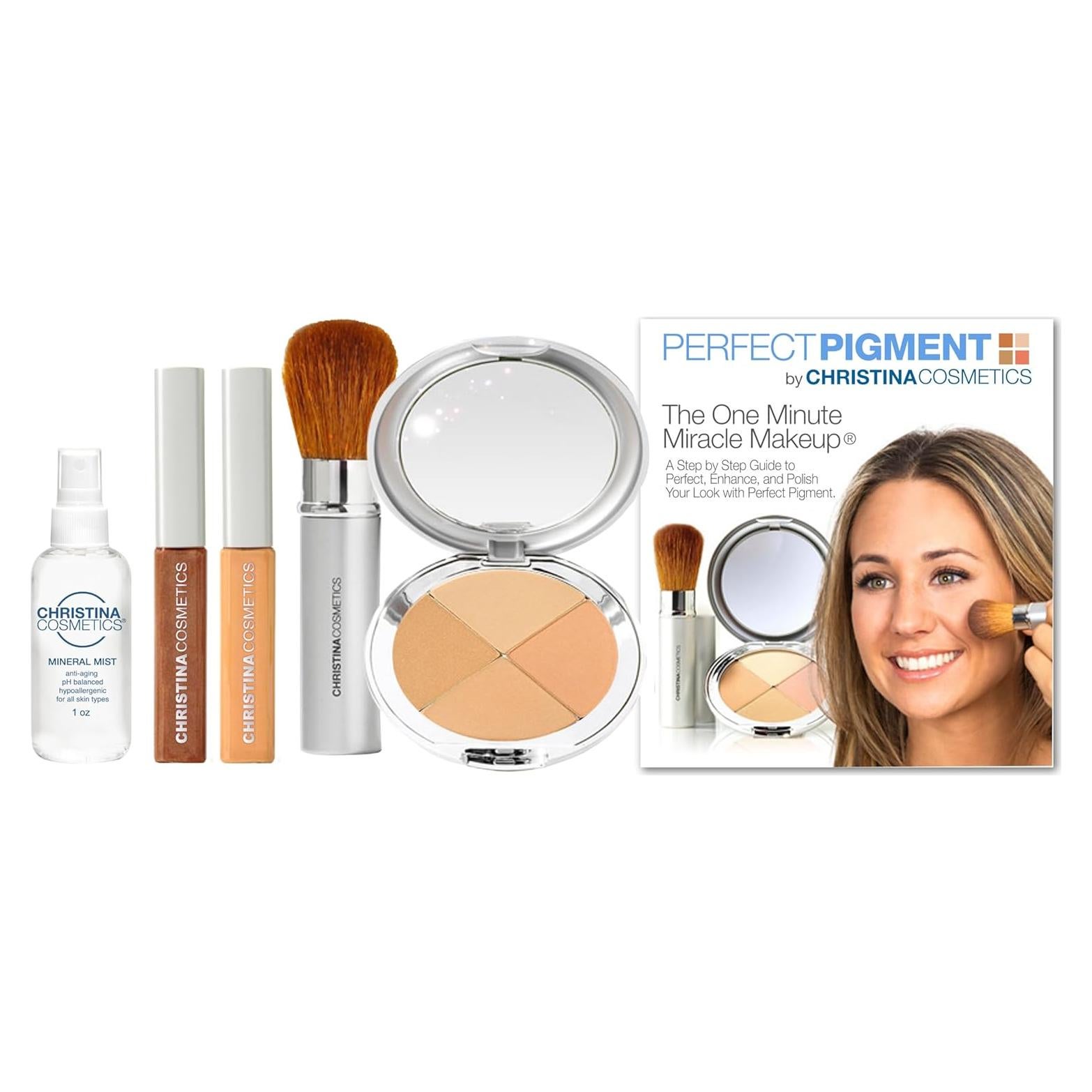 Kit Maquillaje Completo Cristina Cosméticos Pigmento Perfecto 2