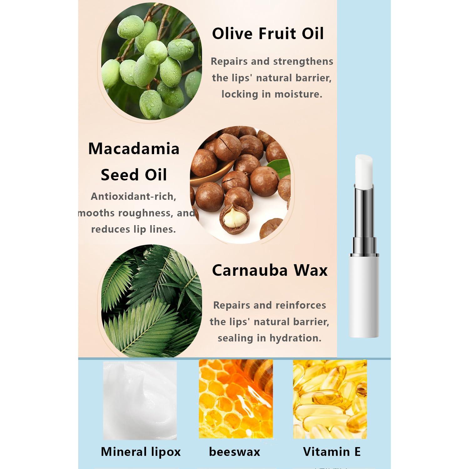 Set de 3 Balsamos Labiales Hidratantes WHHWM Sin Color