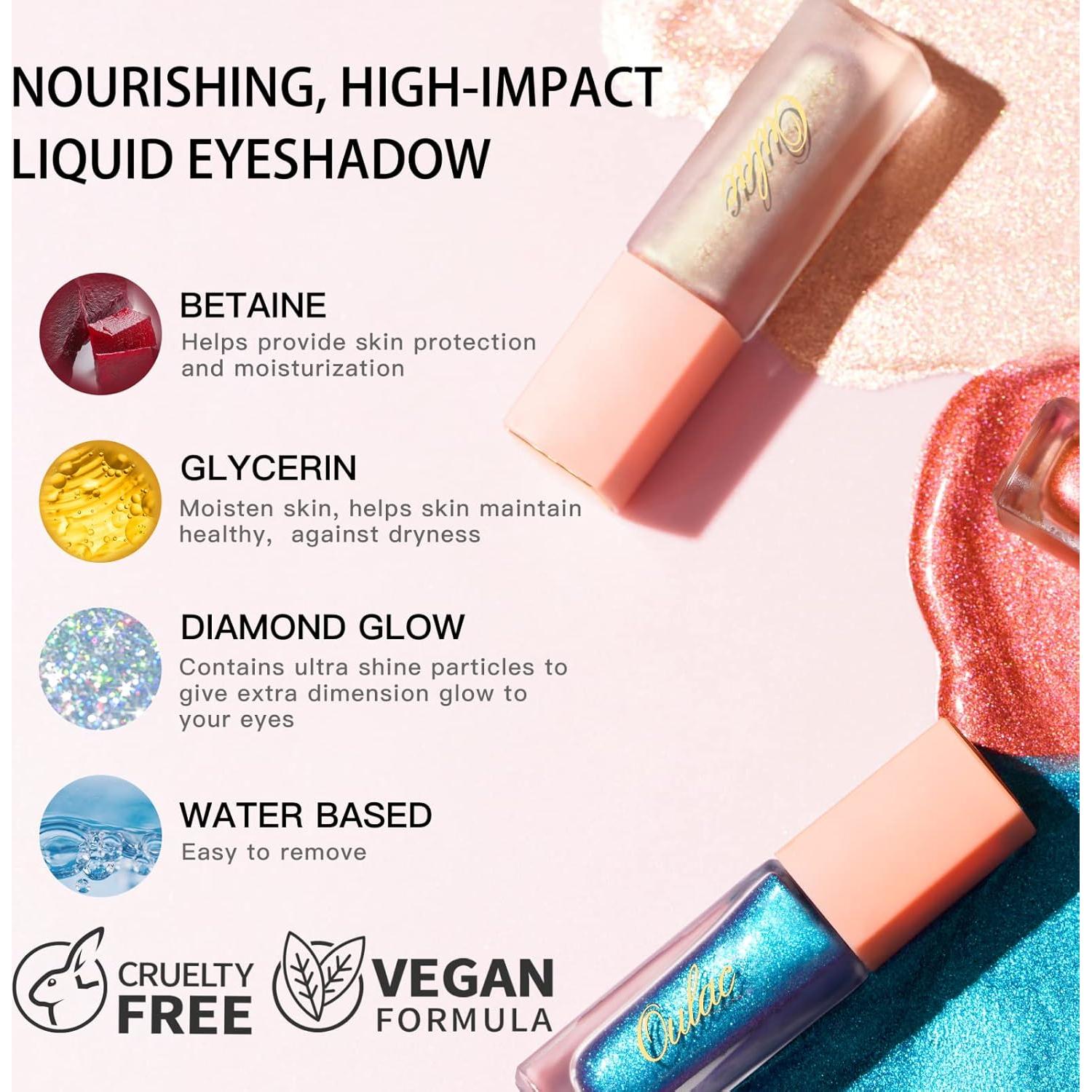 Sombra de Ojos Líquida Brillante Oulac Tesoro Oceánico 6.8g