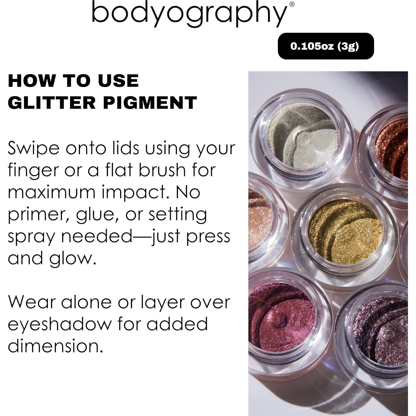 Sombra de Ojos Bodyography 1.5g - Brillo Larga Duración Vegana Marrón Bronce