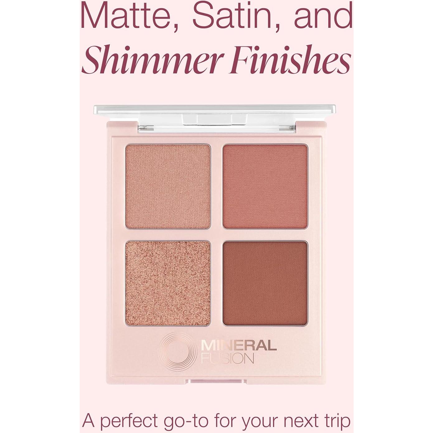 Paleta de Sombras Mineral Fusion Vegana 7.09g - Vacaciones de Verano