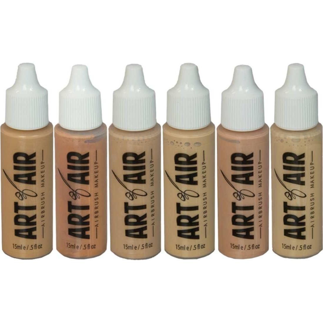 Set de Maquillaje con Aerógrafo Art of Air - 6 Piezas Tonos Claros