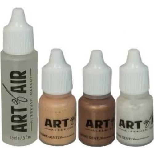 Set de Maquillaje con Aerógrafo Art of Air - 6 Piezas Tonos Claros