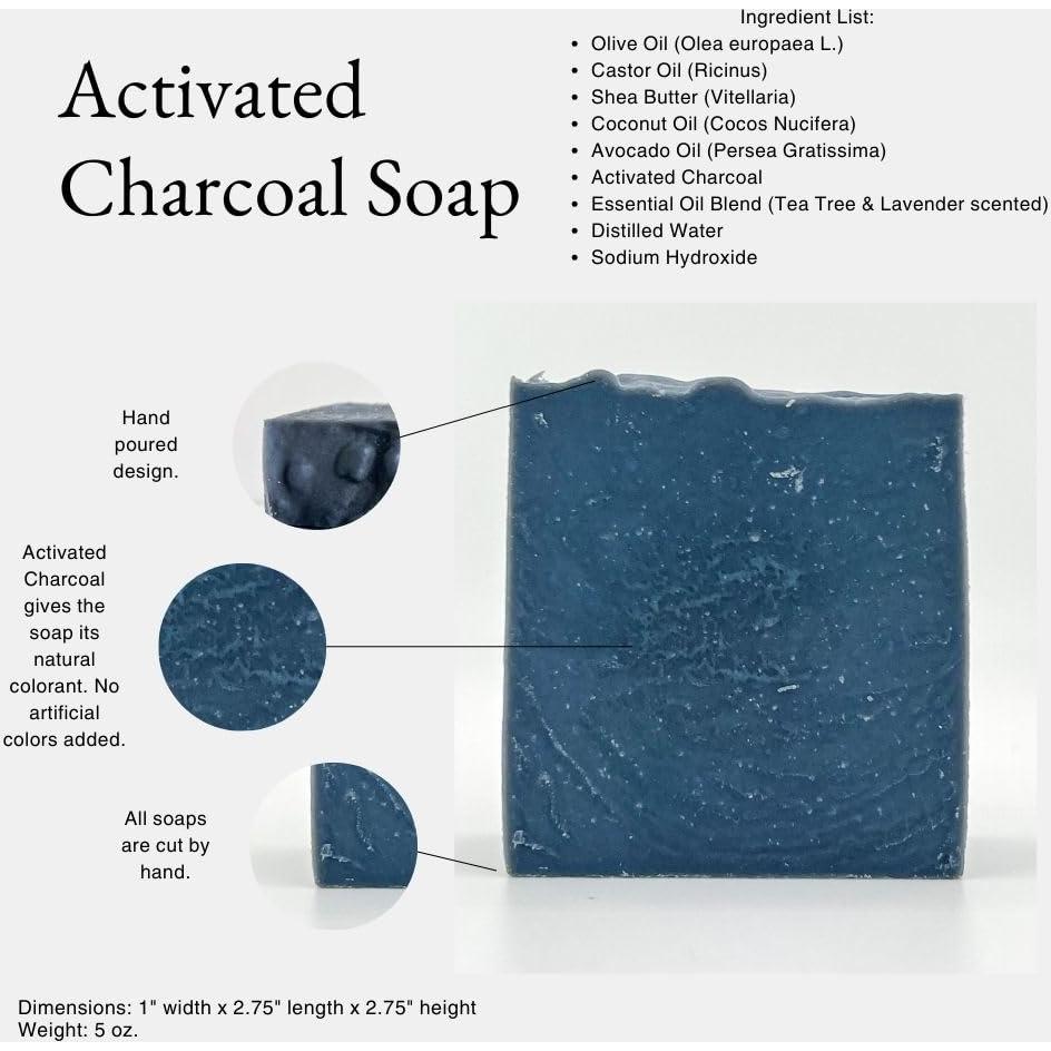 Jabón de Carbón Activado Evident Soap 141g - Natural y Hecho a Mano