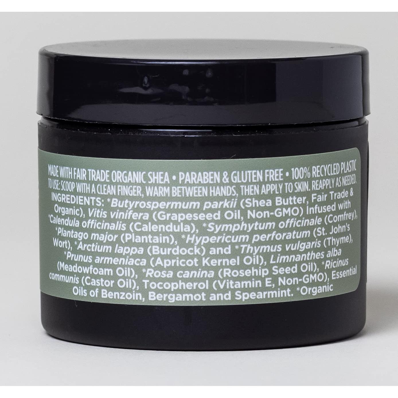Ora's Amazing Herbal Ultra Healing Body Butter, Intensive Moisturizer For Dry Skin, Spearmint & Bergamot Essential Oil, 8 oz, Peppermint Field Scent