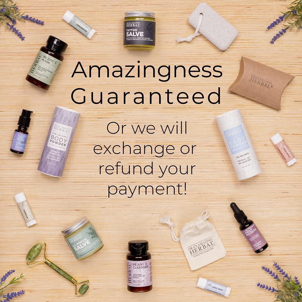 Ora's Amazing Herbal Ultra Healing Body Butter, Intensive Moisturizer For Dry Skin, Spearmint & Bergamot Essential Oil, 8 oz, Peppermint Field Scent