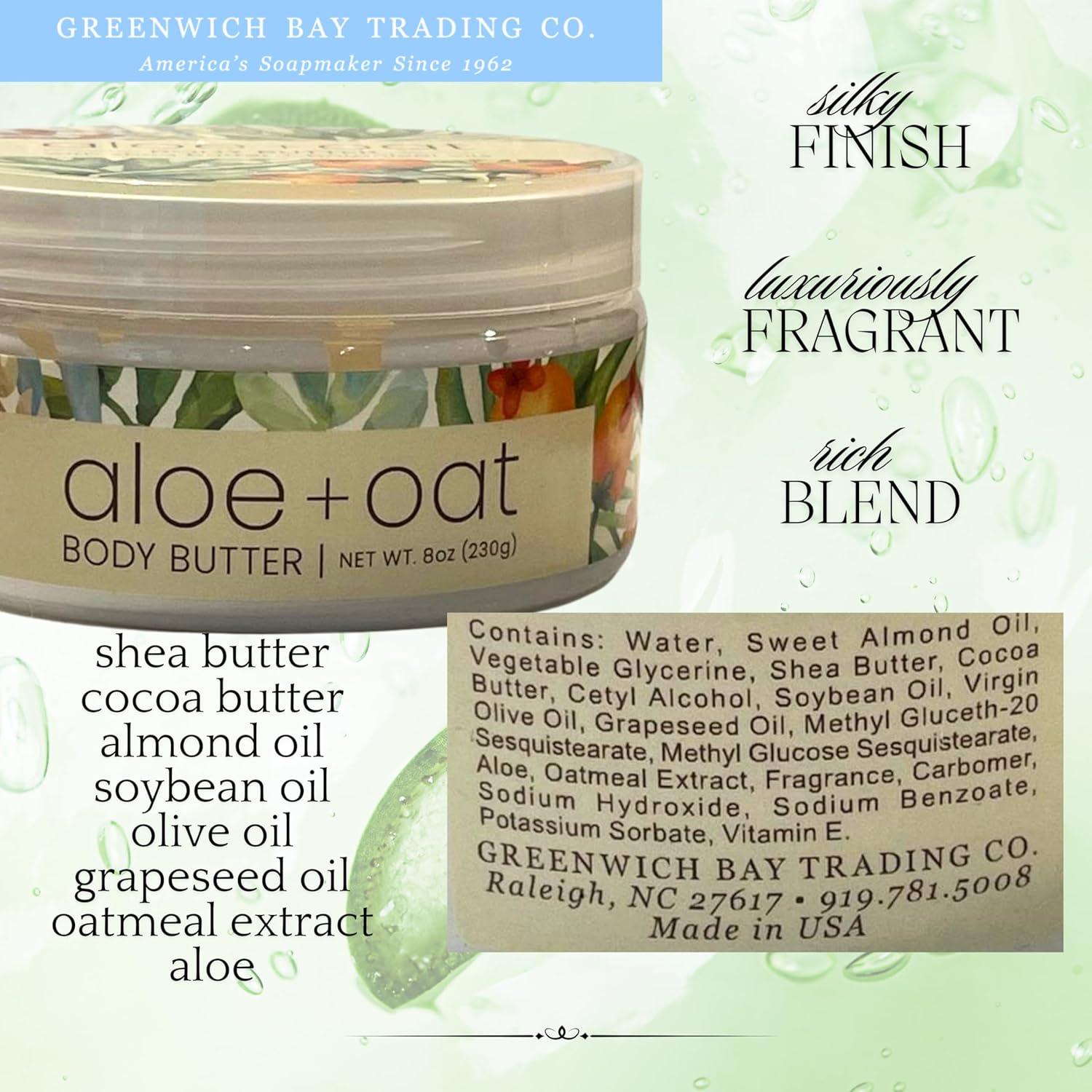 Manteca Corporal Greenwich Bay con Avena y Aloe 283.5 g