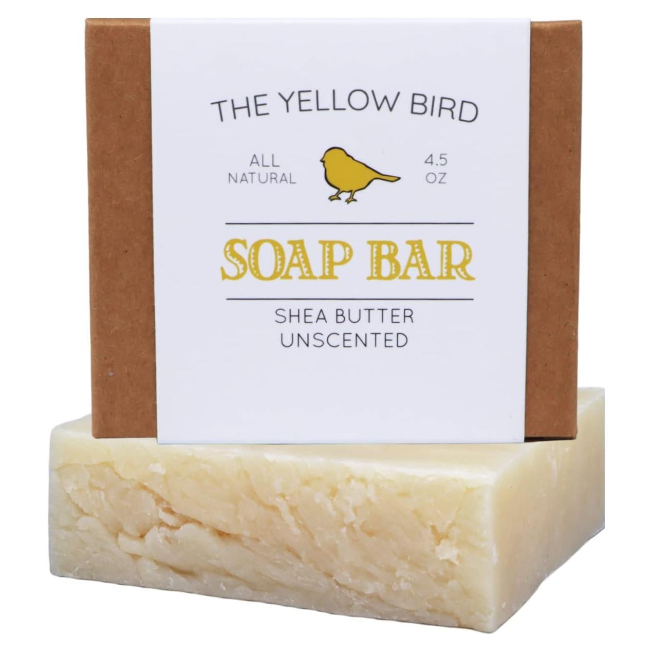 Jabón en Barra Amarillo Sin Fragancia El Pájaro Amarillo 142g