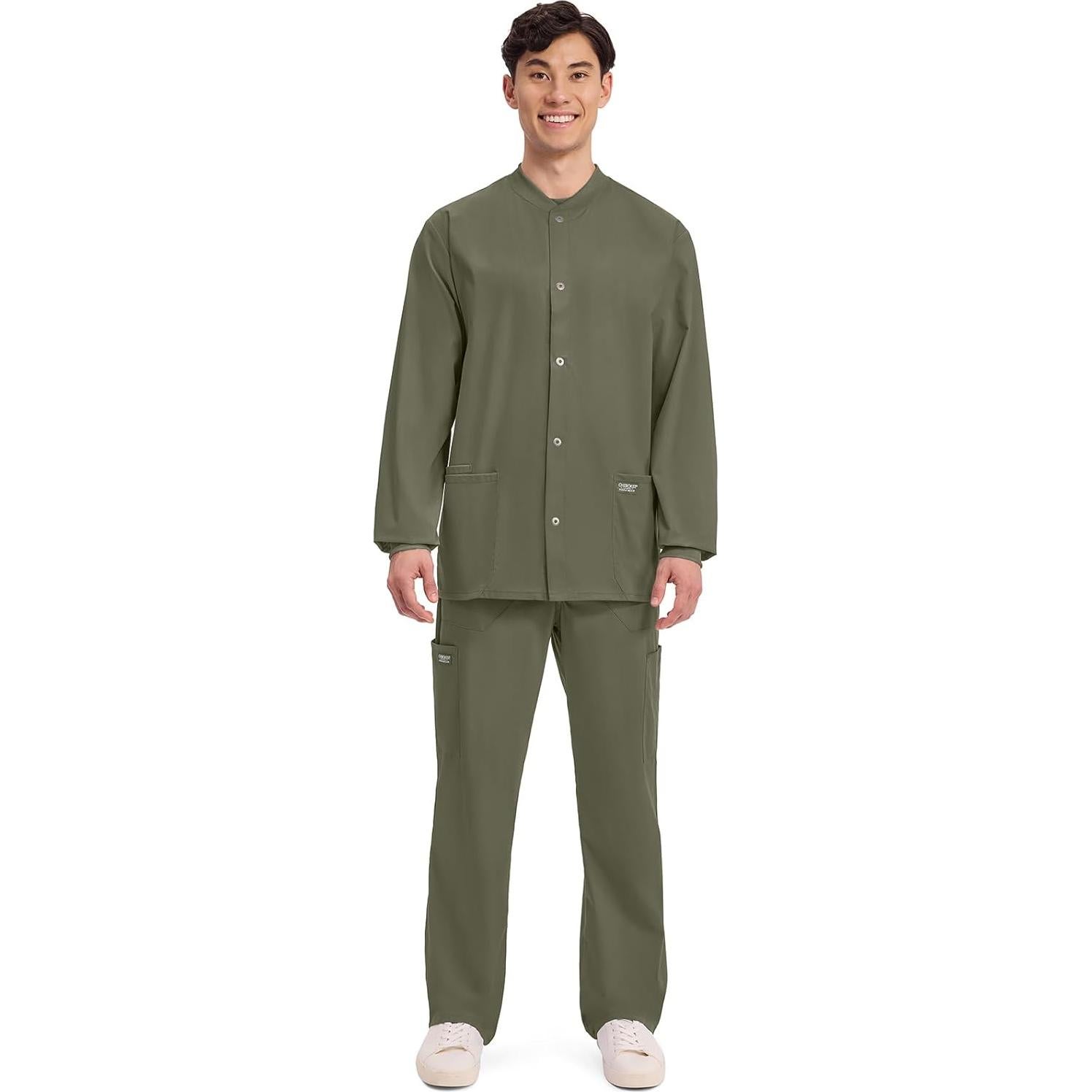 Chaqueta de Scrubs para Hombre Cherokee WW360 Oliva 2XL