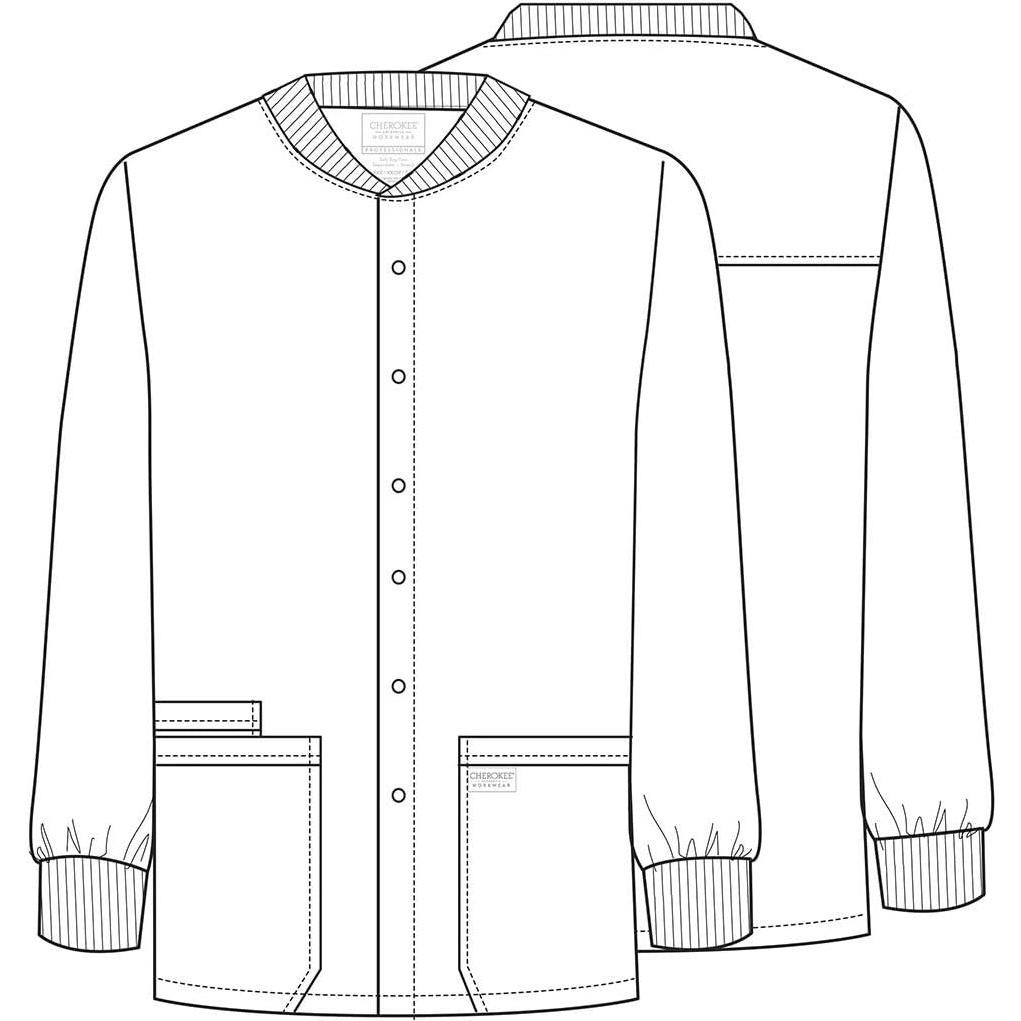 Chaqueta de Scrubs para Hombre Cherokee WW360 Oliva 2XL