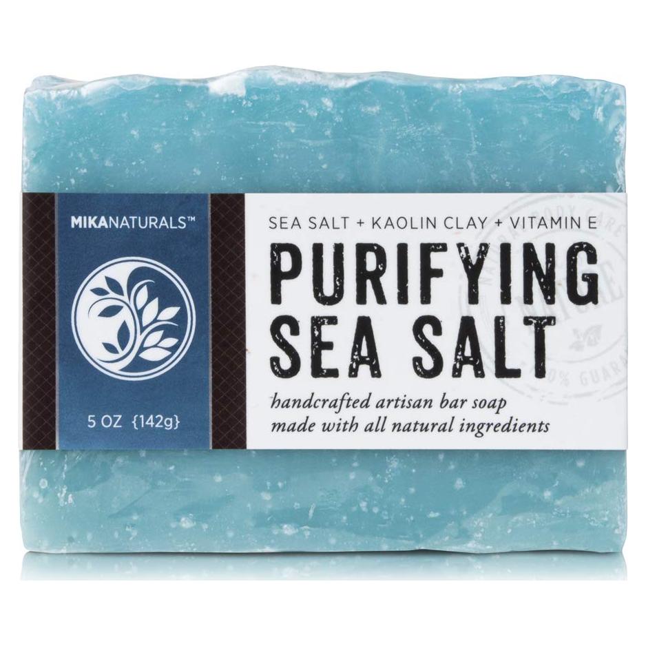 Jabón Artesanal de Sal Marina MIKA CONCEPTS 141 g - Piel Seca