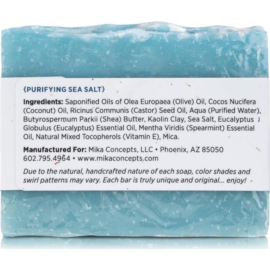 Jabón Artesanal de Sal Marina MIKA CONCEPTS 141 g - Piel Seca