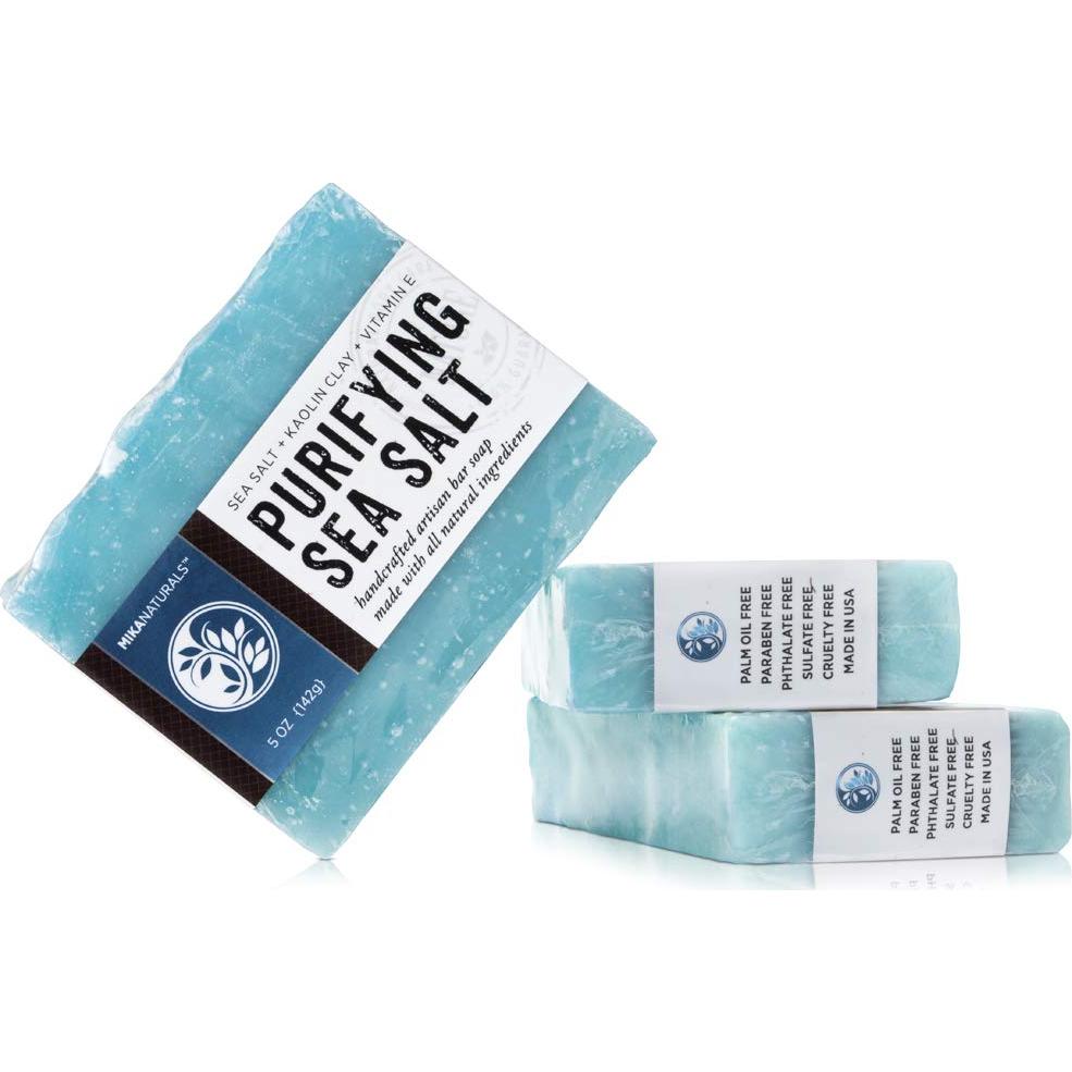 Jabón Artesanal de Sal Marina MIKA CONCEPTS 141 g - Piel Seca