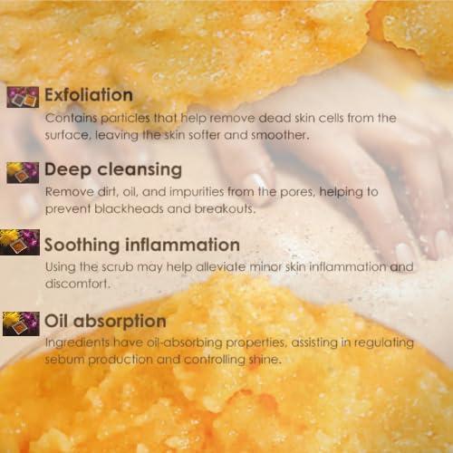 Exfoliante Natural de Cúrcuma Amelia 3 Huts 450g Hidratante