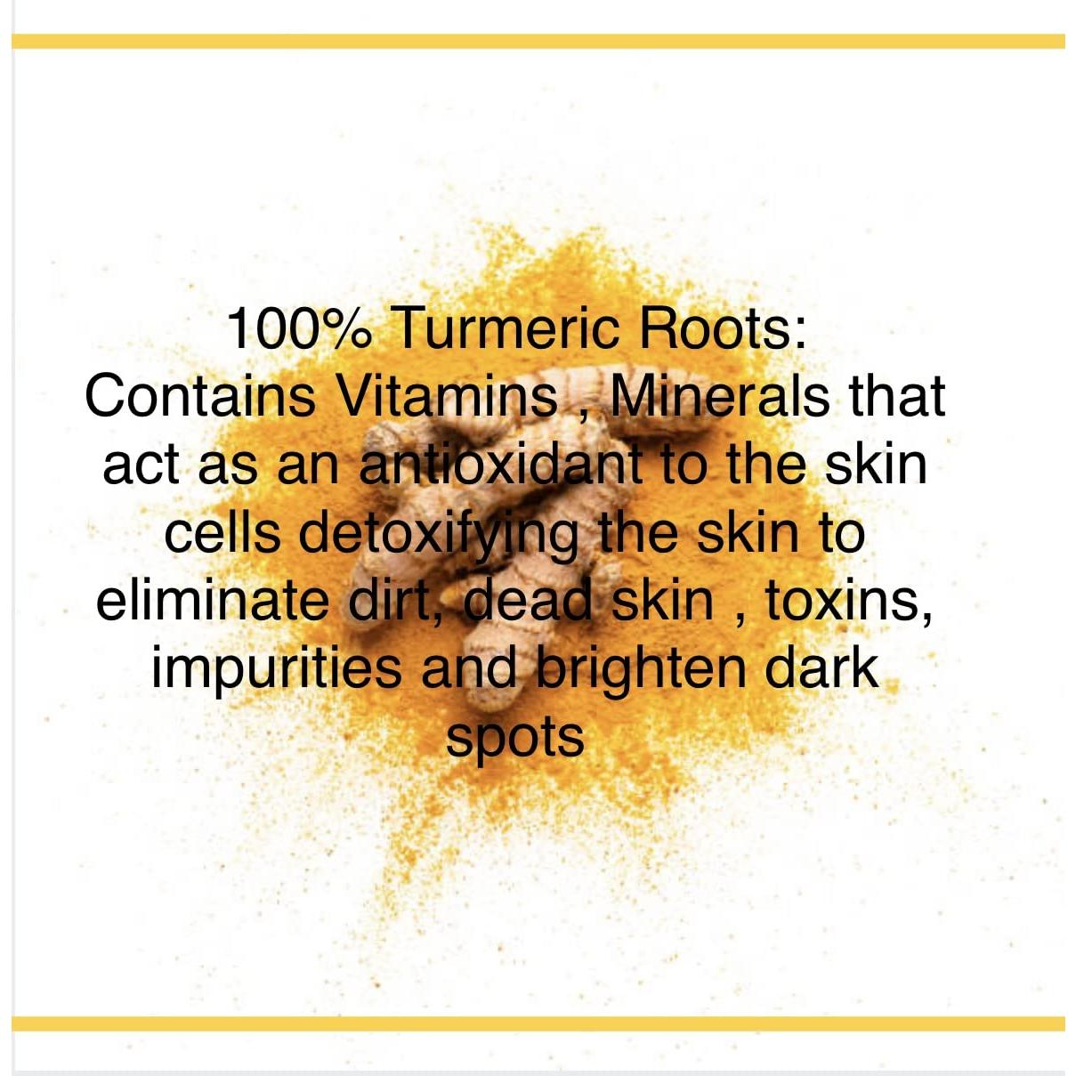 Exfoliante Natural de Cúrcuma Amelia 3 Huts 450g Hidratante