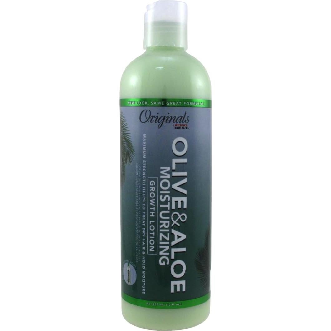 Loción de Crecimiento Aceite de Oliva Africas Best 355ml x6