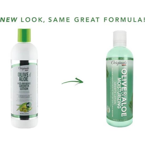 Loción de Crecimiento Aceite de Oliva Africas Best 355ml x6