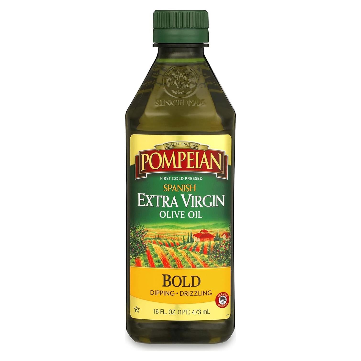 Aceite de Oliva Virgen Extra Pompeian Bold 473 ml - Sabor Fuerte