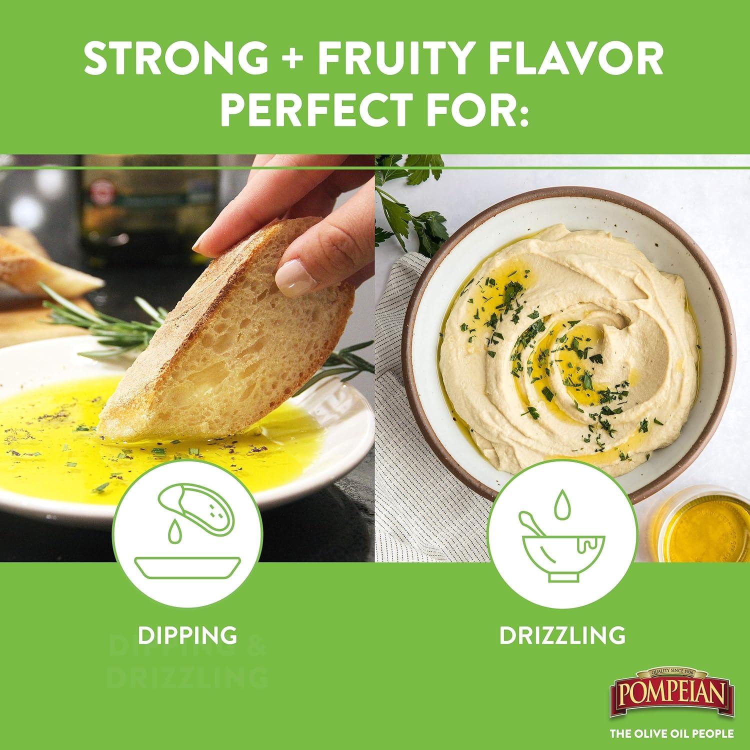 Aceite de Oliva Virgen Extra Pompeian Bold 473 ml - Sabor Fuerte