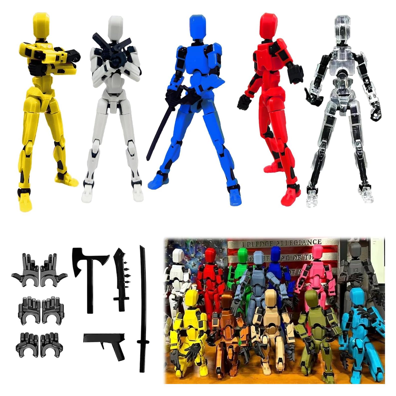 Conjunto de Figuras de Acción Titan 13 - 5 Piezas 3D