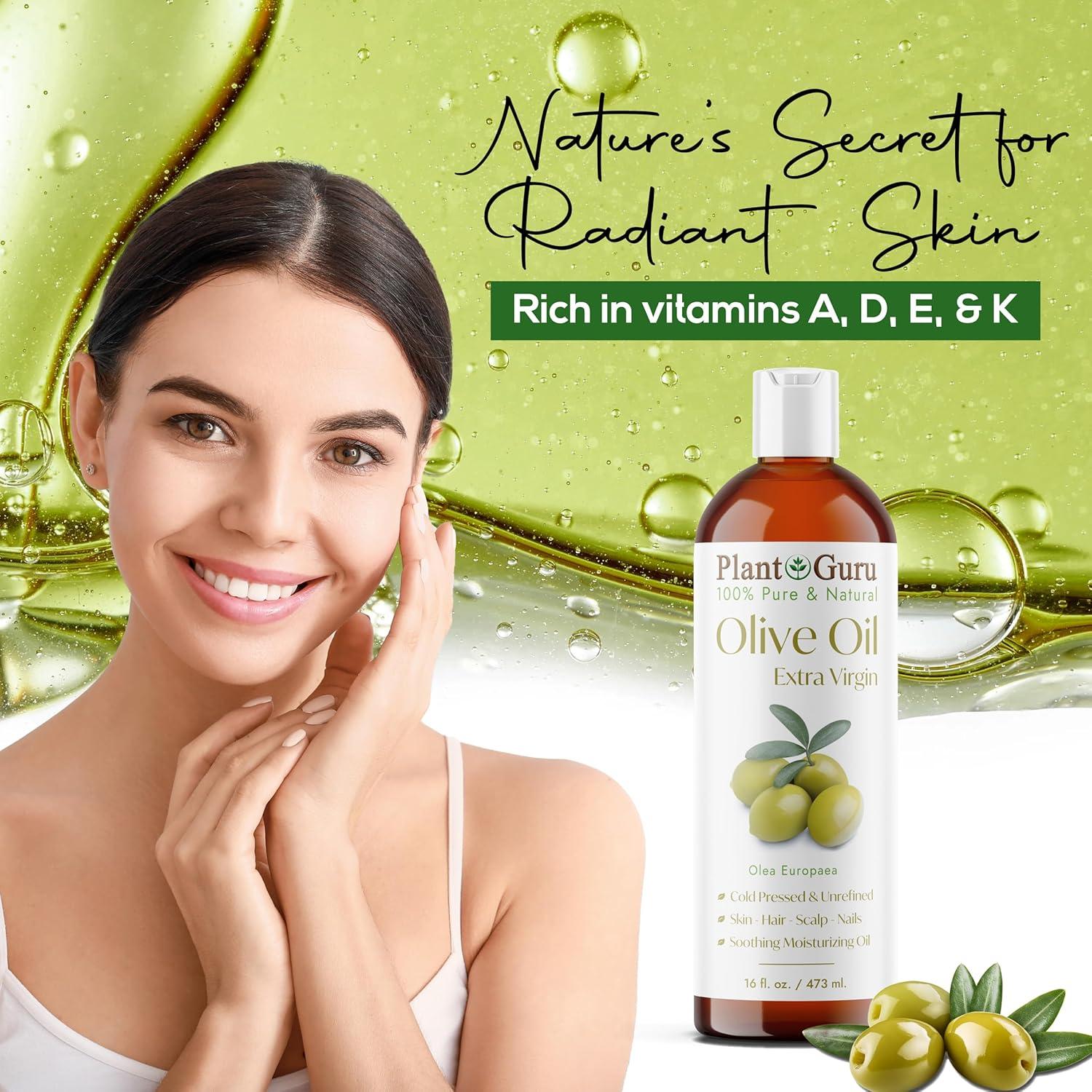 Aceite de Oliva Extra Virgen 500 ml Plant Guru - Puro y Natural