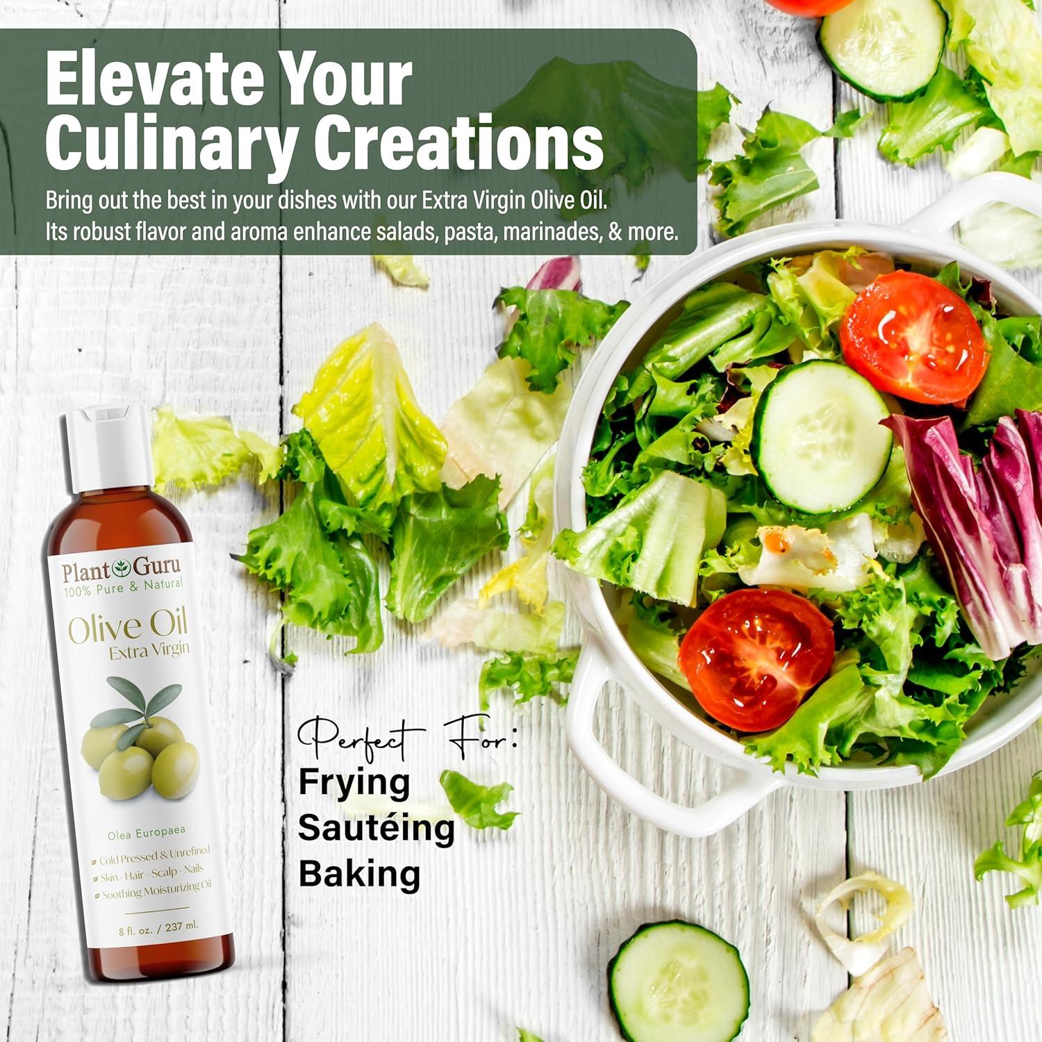 Aceite de Oliva Extra Virgen 500 ml Plant Guru - Puro y Natural