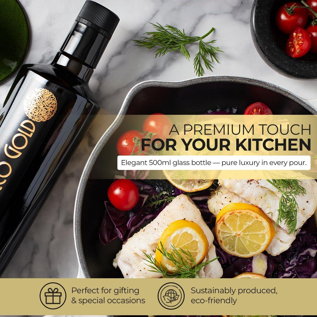 Aceite de Oliva Virgen Extra Marruecos Gold 500ml - Rico en Polifenoles