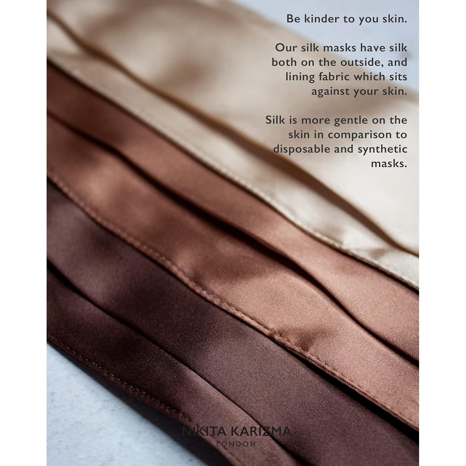 Mascarilla de Seda KARIZMA Beverly Hills - Reutilizable y Ajustable