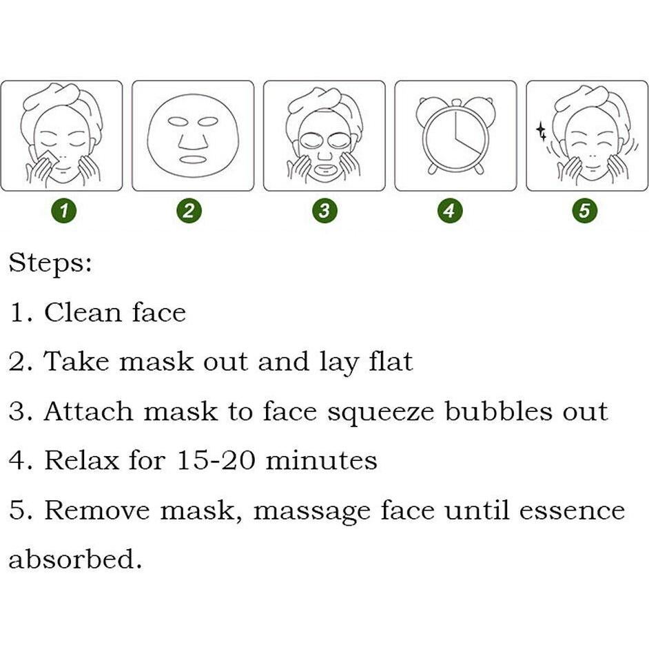 Mascarilla Facial Magik 12 Pack Aloe Caracol Hidratante