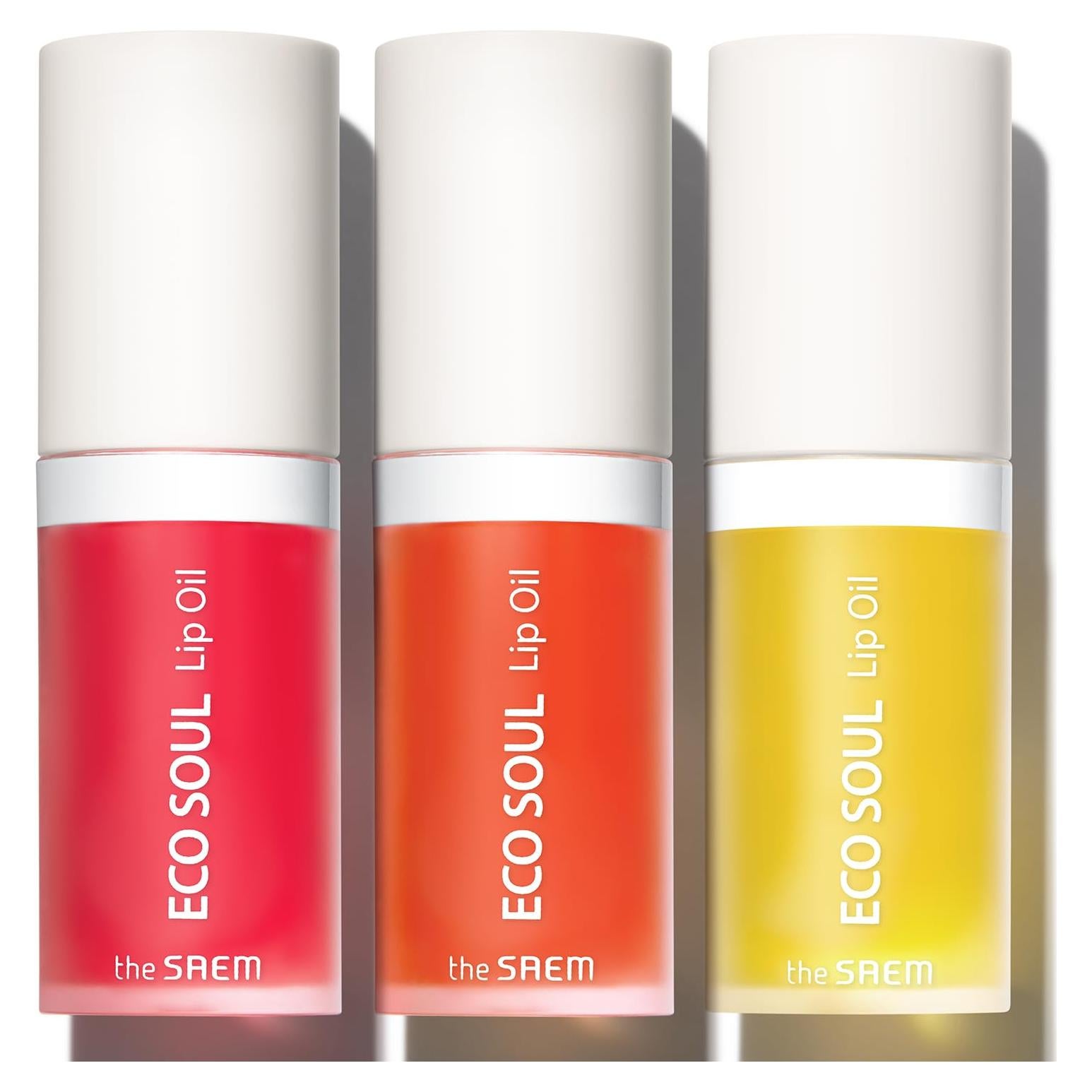 Aceite de Labios The Saem Eco Soul 3 en 1 - Hidratante y Voluminizador