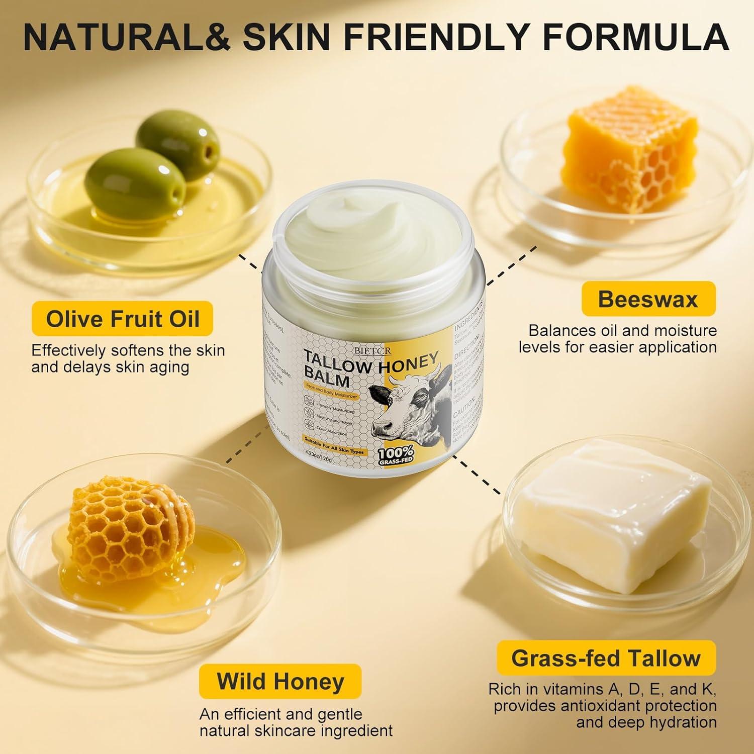 Bálsamo Hidratante de Grasa de Res Orgánica Bietcr 120 g