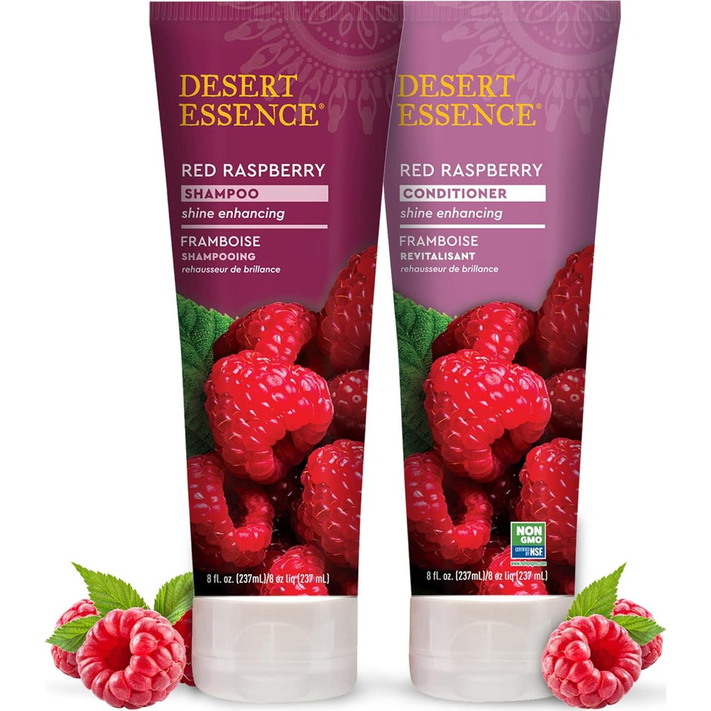 Acondicionador Desert Essence Frambuesa Roja 236.6 ml - Suave y Brillante