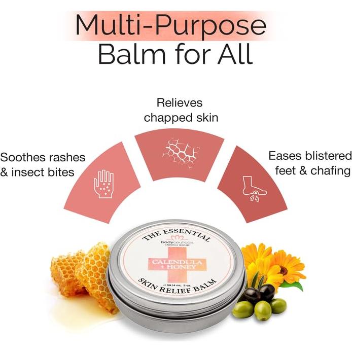 Bálsamo Natural Calmante de Caléndula y Miel 56.7 g