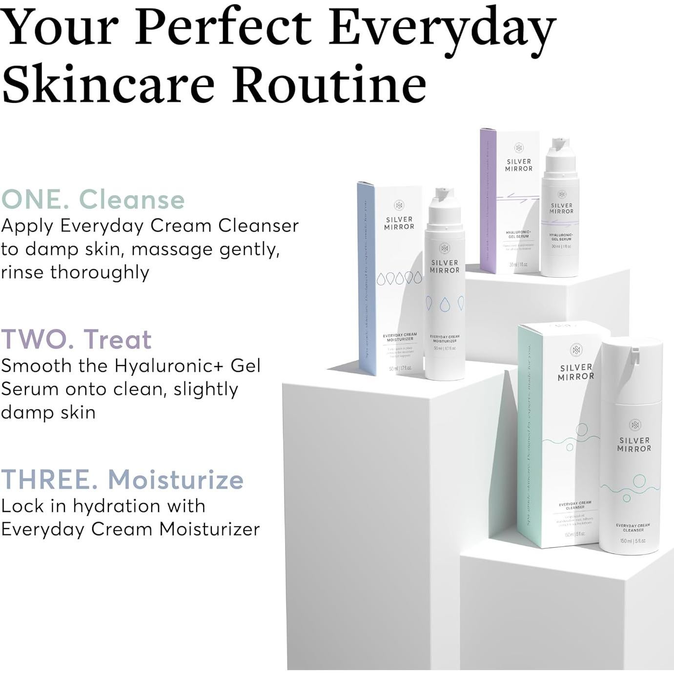 Crema Hidratante Diaria Silver Mirror 50ml - Piel Radiante y Protegida