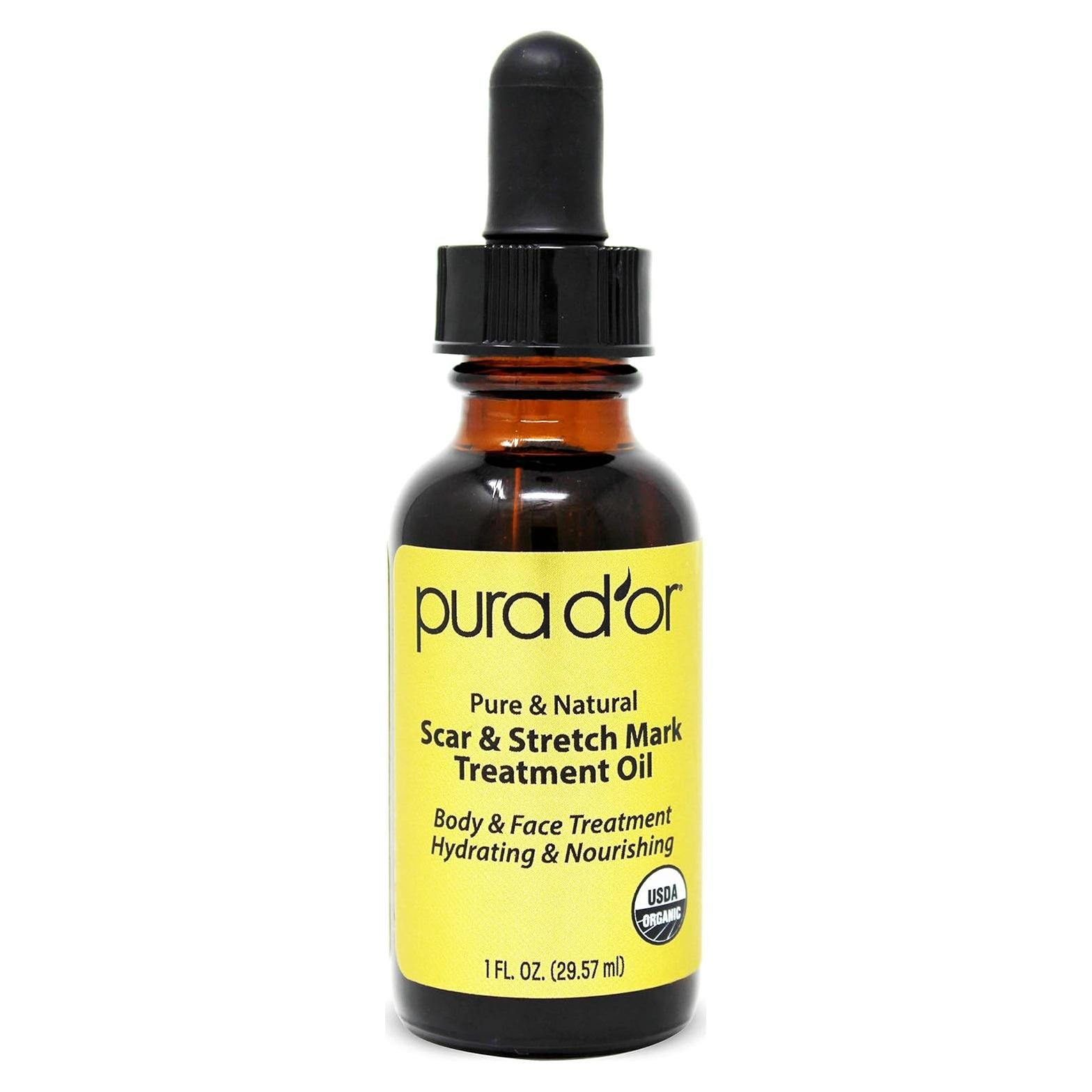 Aceite Orgánico para Cicatrices y Estrías Pura D'Or 30ml