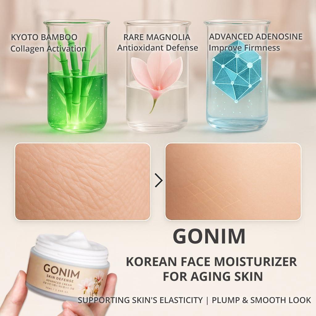 Hidratante Facial GONIM 49.9ml - Antienvejecimiento y Piel Sensible