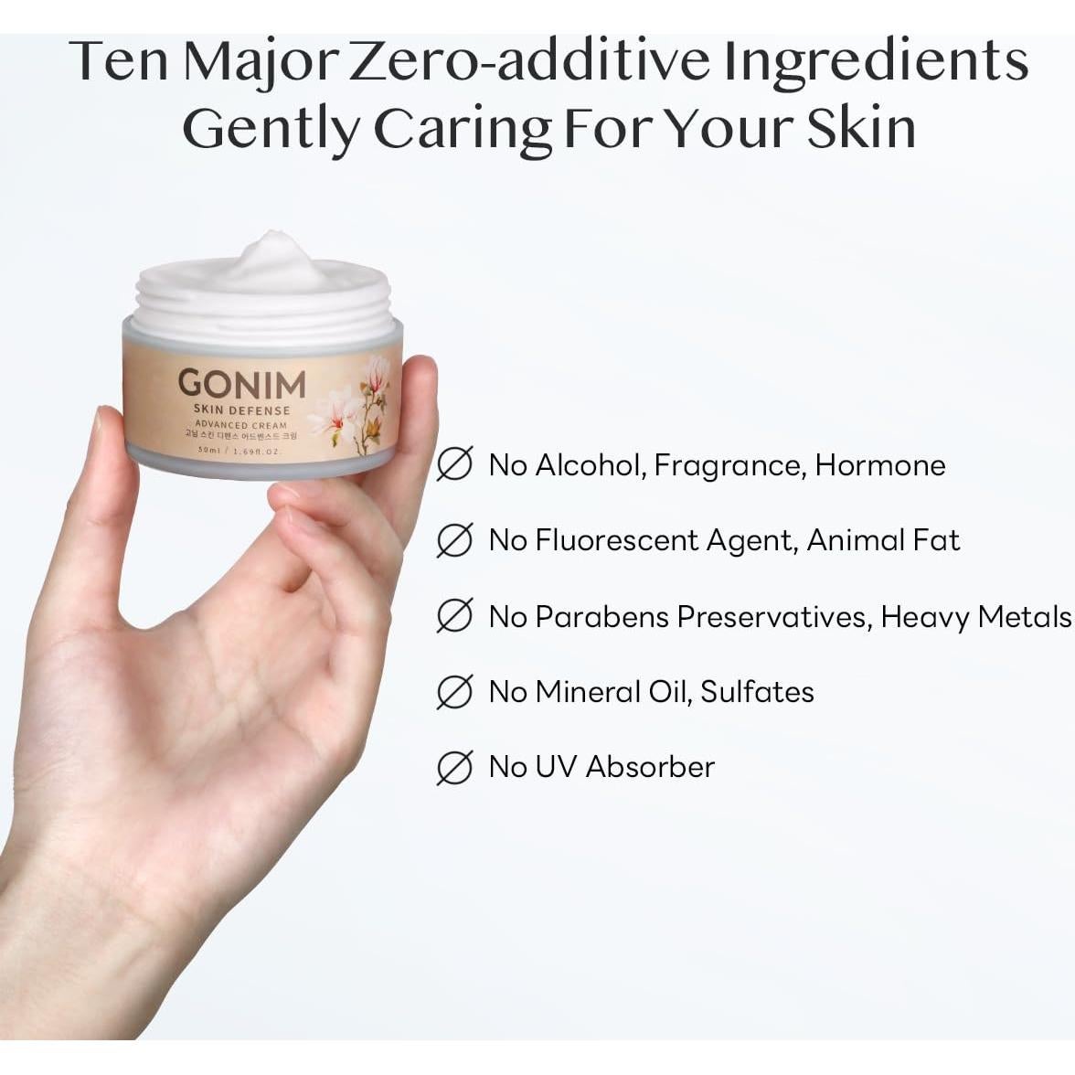 Hidratante Facial GONIM 49.9ml - Antienvejecimiento y Piel Sensible