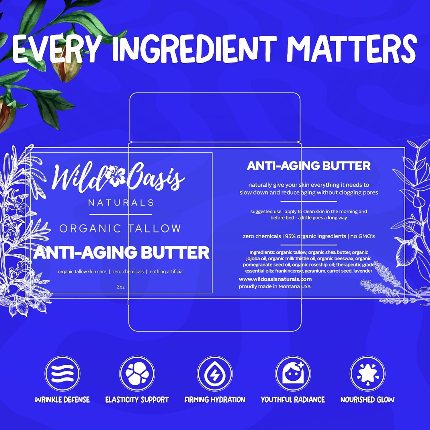 Mantequilla Anti-Envejecimiento Wild Oasis 56.7g - Hidratante Facial