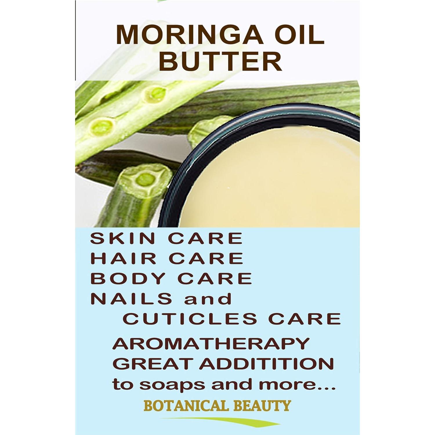 Manteca de Aceite de Moringa Pura 480 ml Belleza Botánica