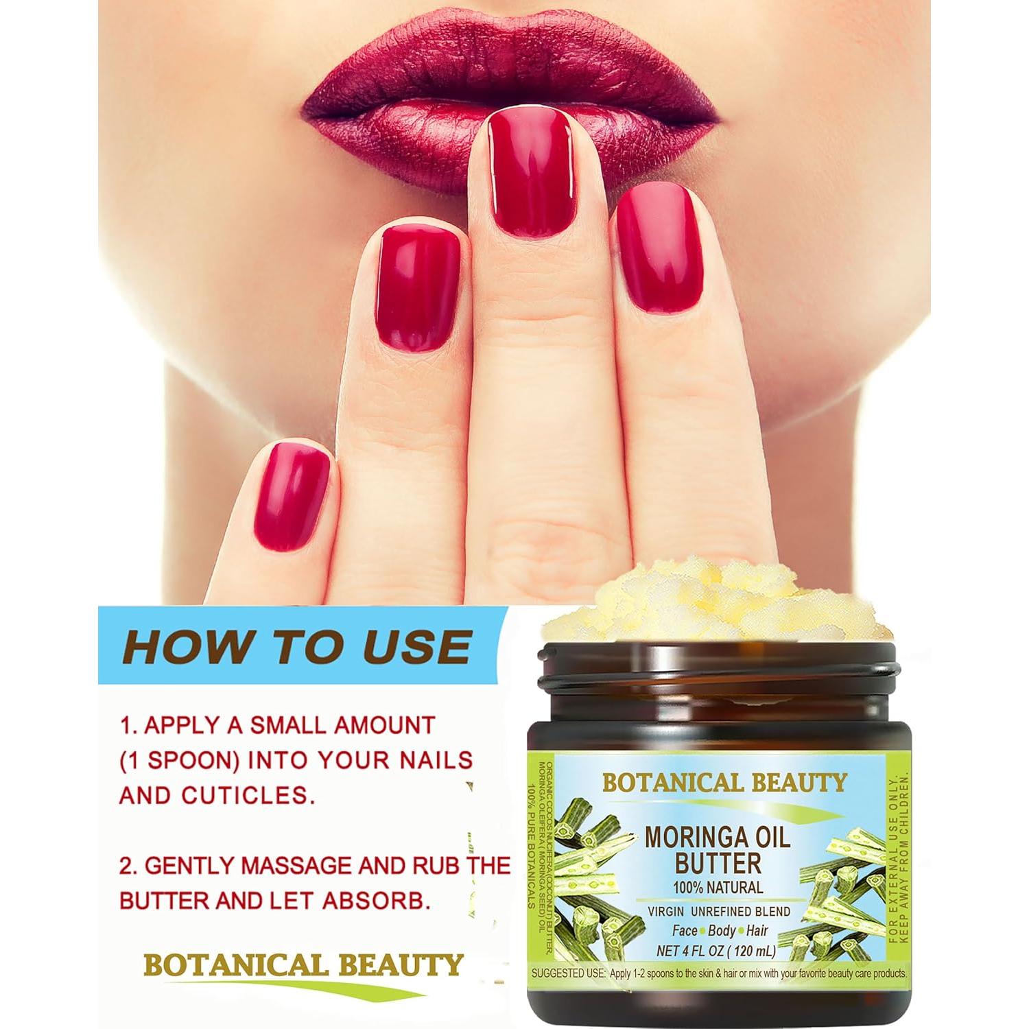 Manteca de Aceite de Moringa Pura 480 ml Belleza Botánica